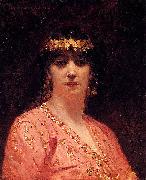 Jean-Joseph Benjamin-Constant Portrait of an Arab Woman France oil painting artist